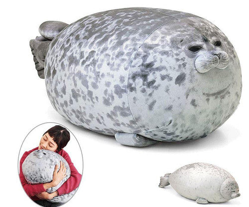 Coussin en Peluche - Forme de Phoque