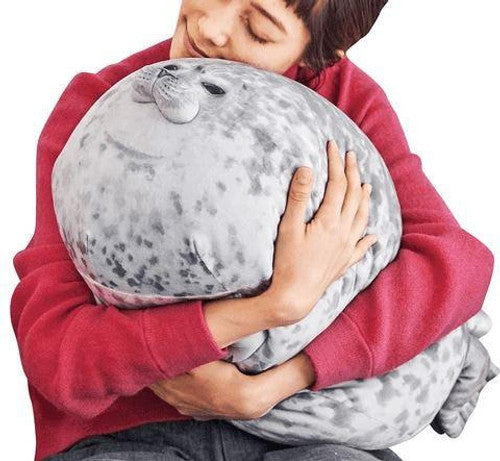 Coussin en Peluche - Forme de Phoque