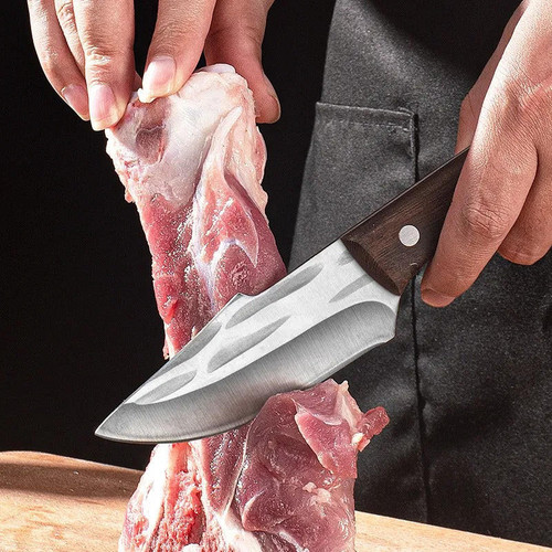 Couteau À Viande Avec Étui En Cuir
