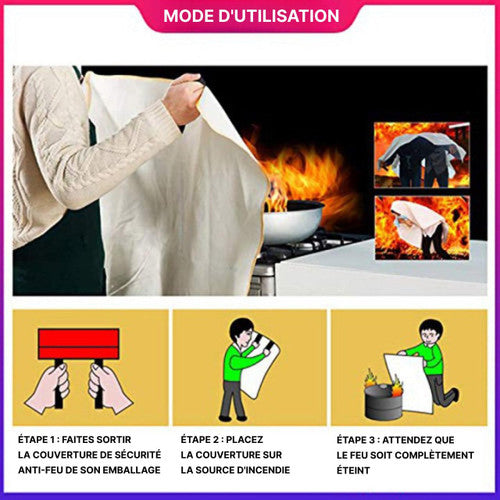 Couverture Anti-Feu Ignifuge
