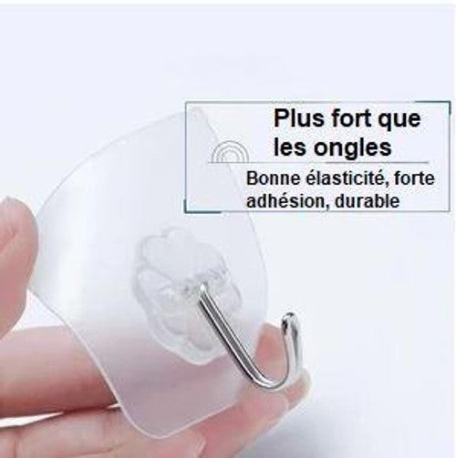 Crochets Adhésifs Sans Couture (lot de 24)