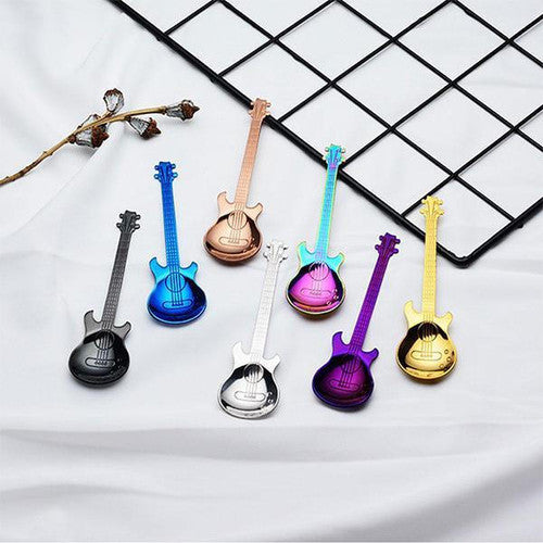 Cuillère à Café Guitare en Acier Inoxydable
