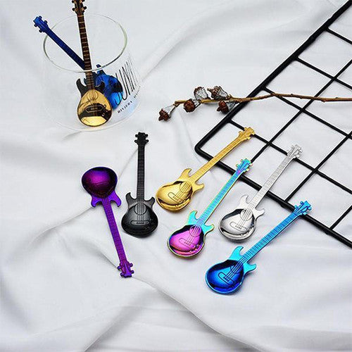 Cuillère à Café Guitare en Acier Inoxydable