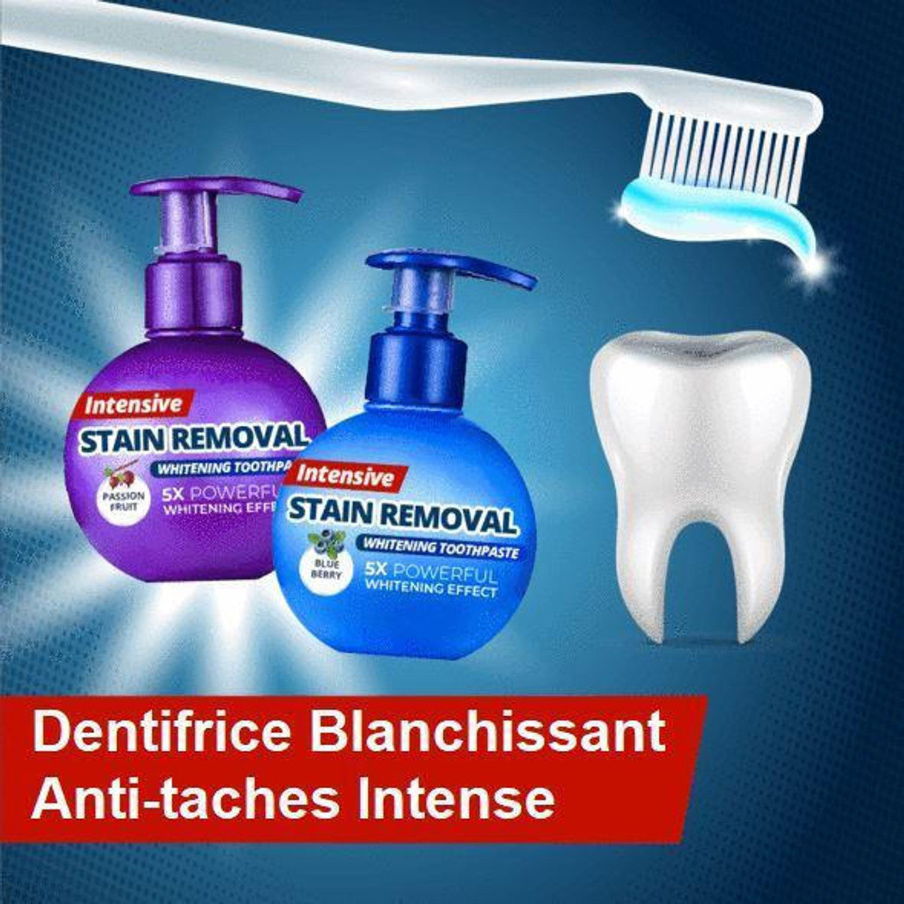 Dentifrice Blanchissant Anti-taches Intense