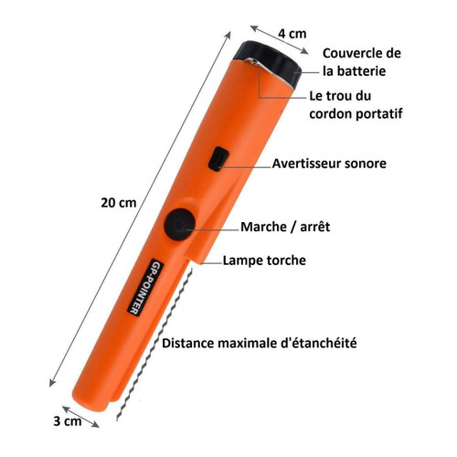 Détecteur Manuel De Masses Métalliques