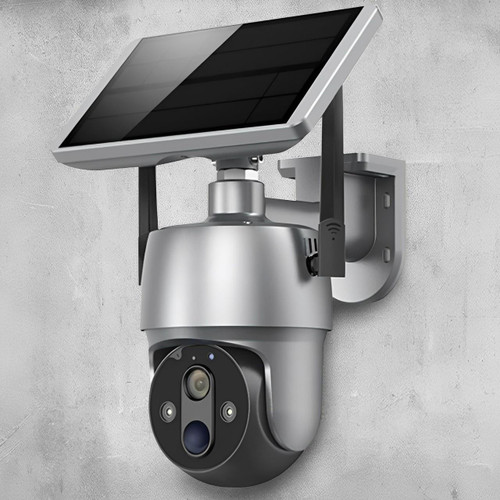 Caméra De Surveillance Solaire Extérieure Autonome