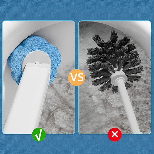 Brosses Toilette Et WC Efficace Avec Éponges Jetables