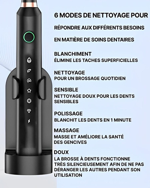 Brosse À Dents Électrique Mode Gensives Sensibles Intégré