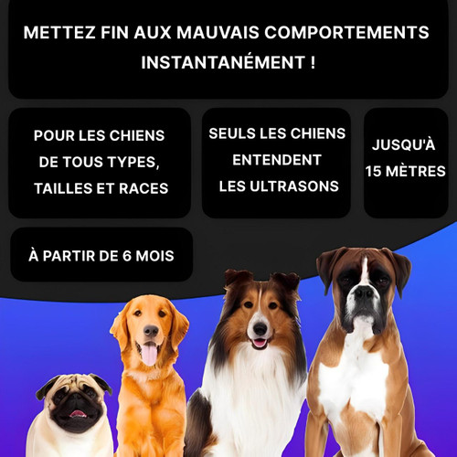 Anti Aboiement Pour Chien à Ulrasons