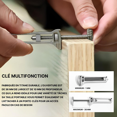 Outil Multifonction Compact En Titane