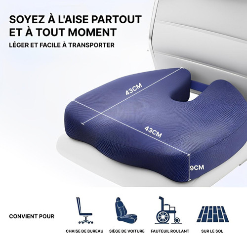 Coussin Ergonomique Pour Chaise Et Siège Voiture