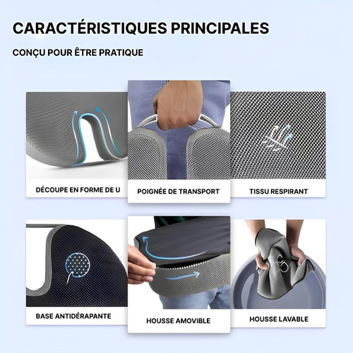 Coussin Ergonomique Pour Chaise Et Siège Voiture