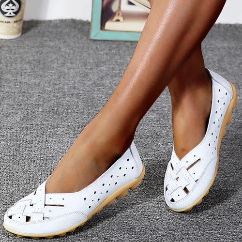 Ballerines En Cuir Confortables