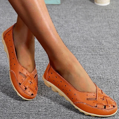 Ballerines En Cuir Confortables