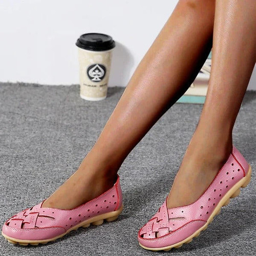 Ballerines En Cuir Confortables
