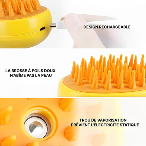 Brosse Pour Chat Et Chien à Vapeur