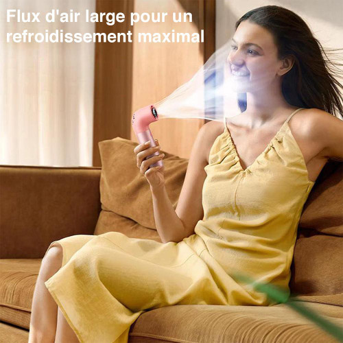 Mini Ventilateur Portable Rechargeable Puissant