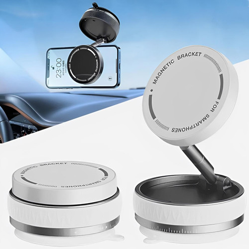 Support Magnétique Téléphone Voiture Avec Ventouse