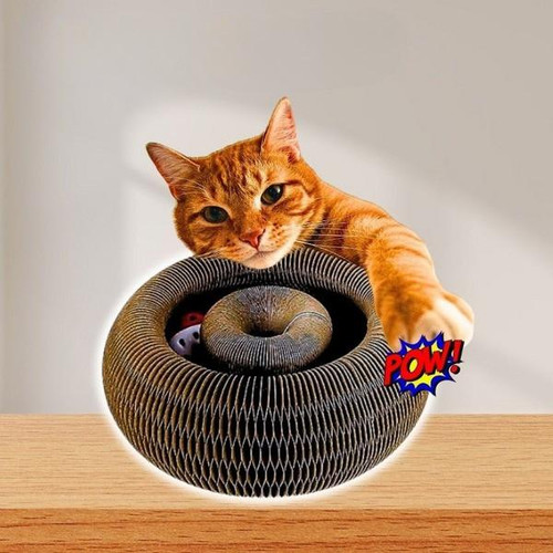 Jouet Pour Chat Intéractif Avec Balle Et Griffoir