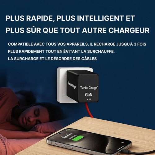 Chargeur Rapide 120W Pour Iphone - Samsung - Ipad - Apple