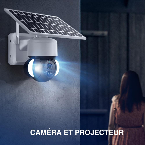 Caméra De Surveillance Extérieure Sans Fil Solaire