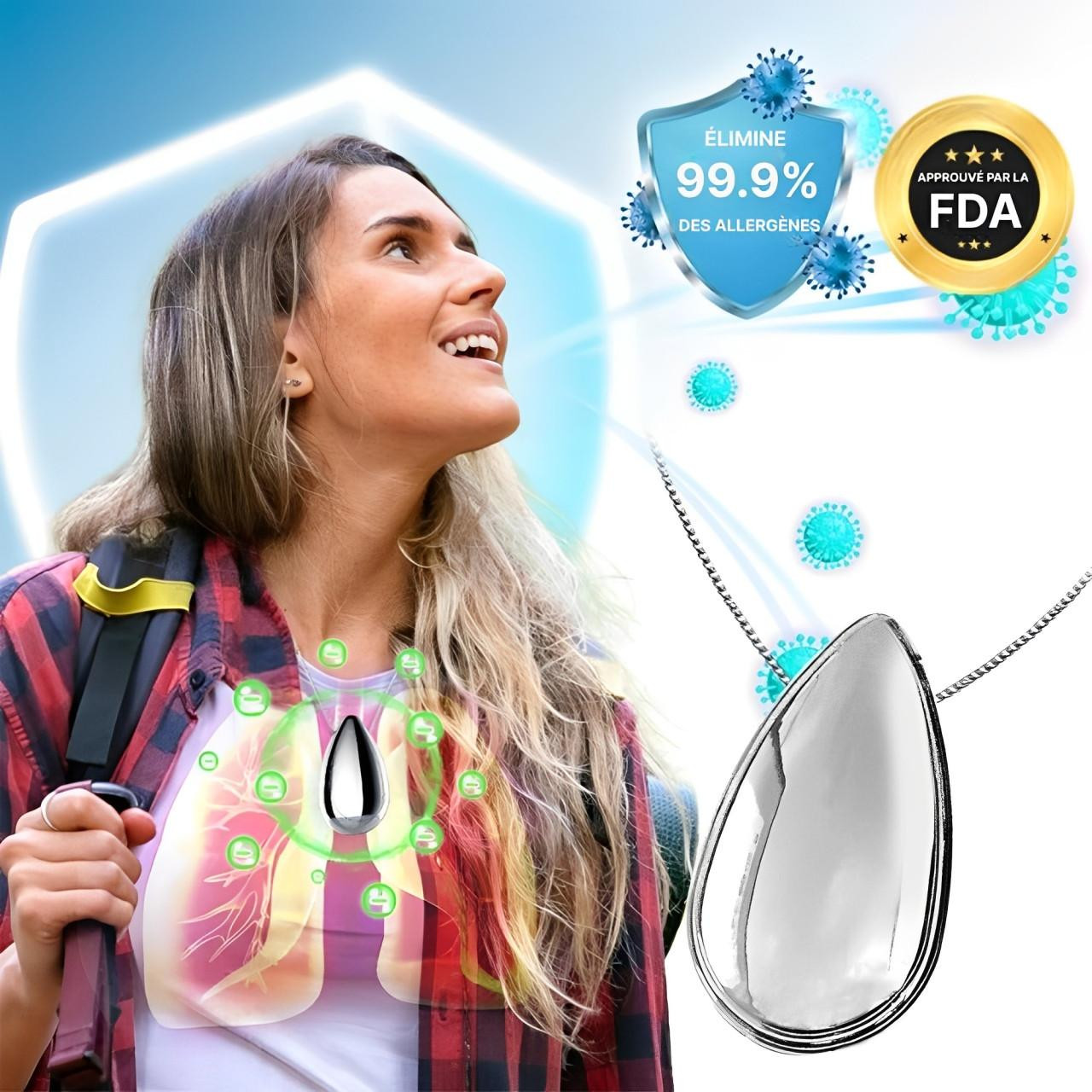 Collier Purificateur d'Air