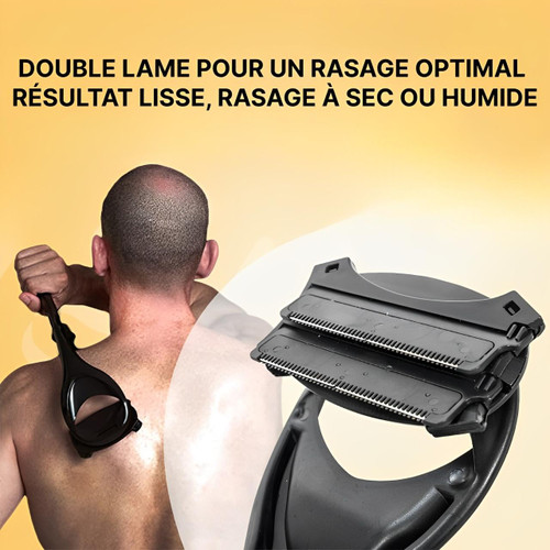 Épilateur Rasoir Dos Pour Homme