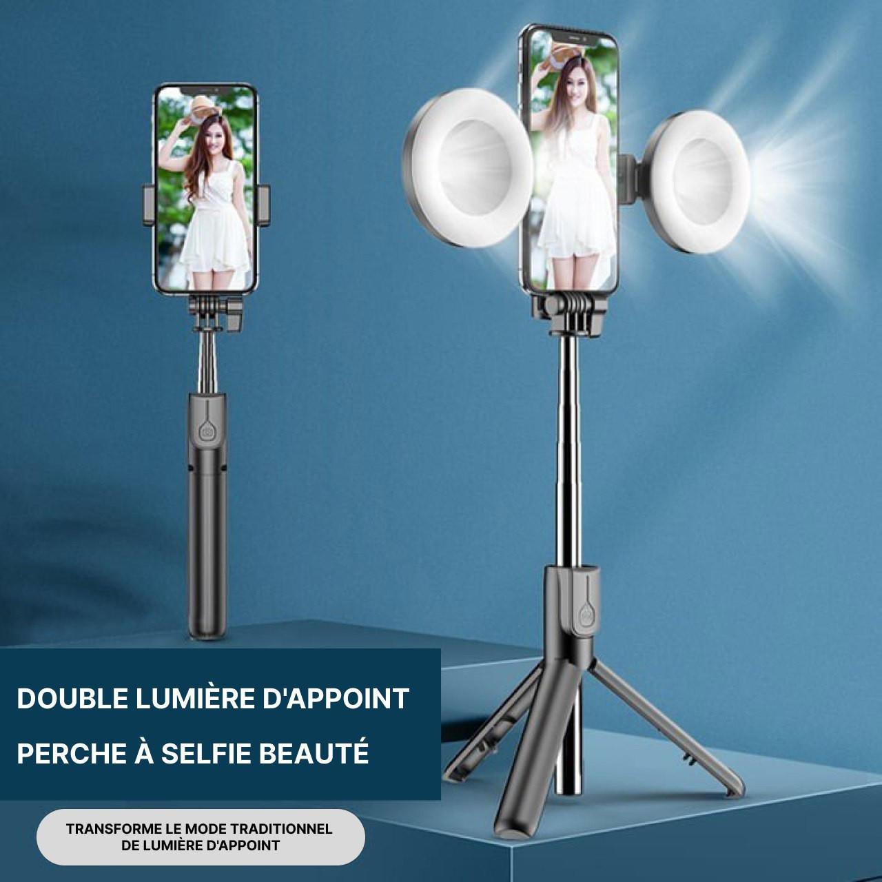 Perche À Selfie Trépied Bluetooth