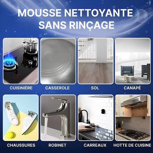 Mousse Pour Nettoyer Les Taches d'Huile Tenaces