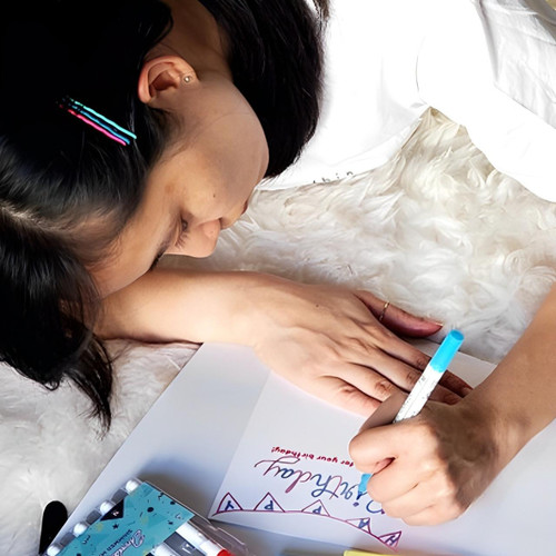 Stylos Double Ligne (Lot de 8 ou 12)