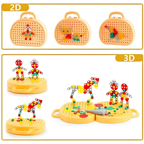 Jouet Boite à Outils Avec Perceuse Visseuse Pour Enfant