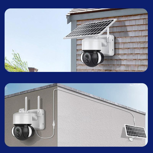 Caméra De Surveillance Extérieure Sans Fil Solaire