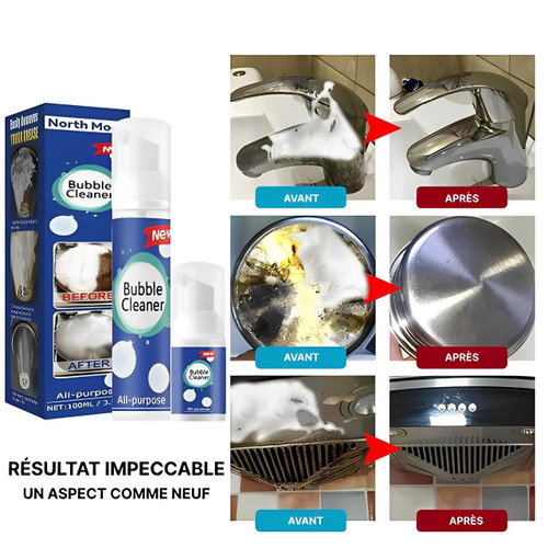 Mousse Pour Nettoyer Les Taches d'Huile Tenaces