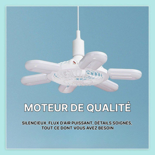 Ventilateur De Plafond Luminaire Silencieux