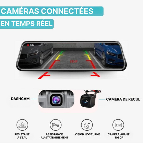 Rétroviseur DashCam CarPlay
