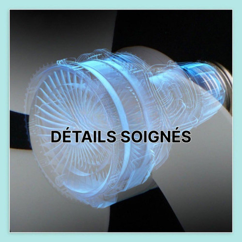 Ventilateur De Plafond Luminaire Silencieux