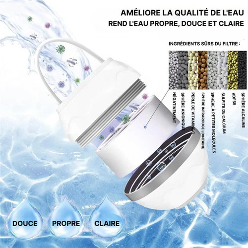 Filtre Adoucisseur d'Eau Bain Bébé 2.0