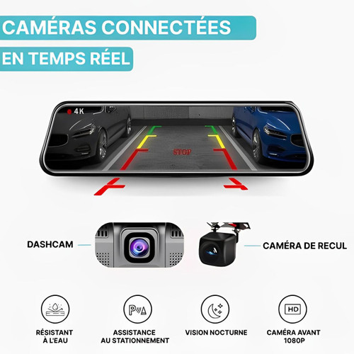 Rétroviseur DashCam CarPlay