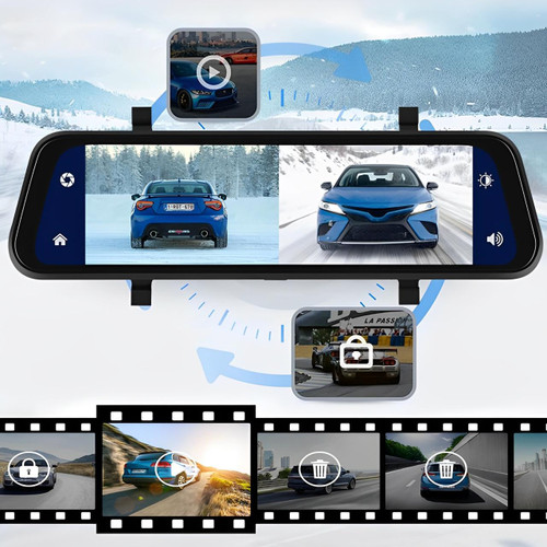 Rétroviseur DashCam CarPlay