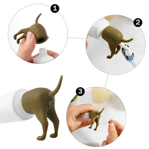 Distributeur De Dentifrice Fesses De Chien