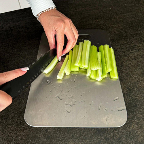 Planche À Découper Professionnelle En Inox