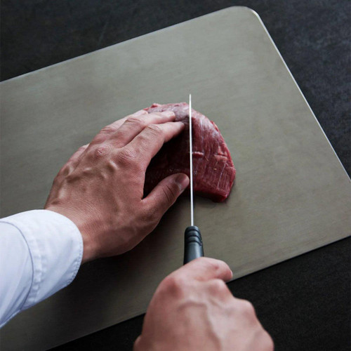 Planche À Découper Professionnelle En Inox