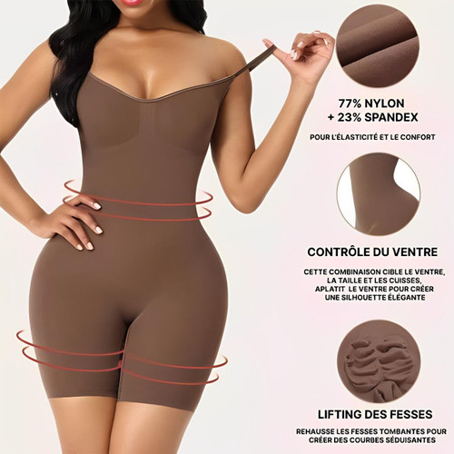 Body Short Gainant Sans Couture