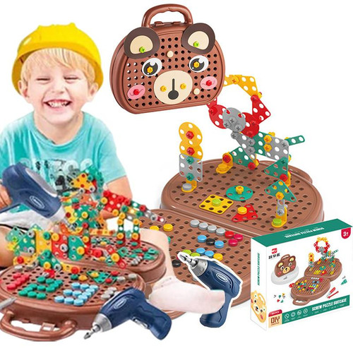 Jouet Boite à Outils Avec Perceuse Visseuse Pour Enfant