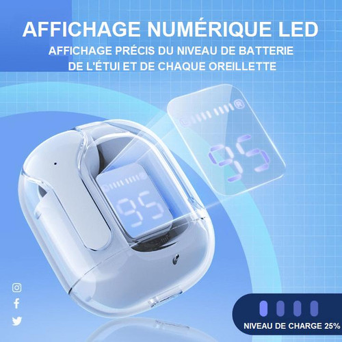 Écouteurs Sans Fil Bluetooth Pour iPhone Et Android