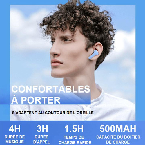 Écouteurs Sans Fil Bluetooth Pour iPhone Et Android