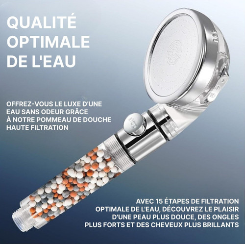 Pommeau De Douche Haute Pression Filtrant