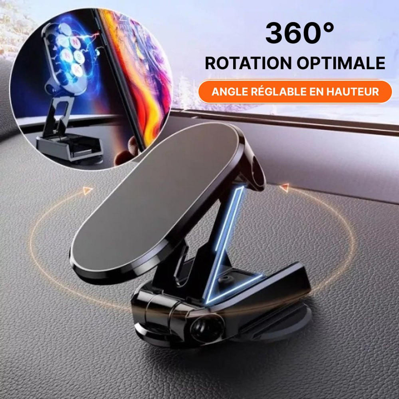 Support De Téléphone Magnétique Pour Voiture