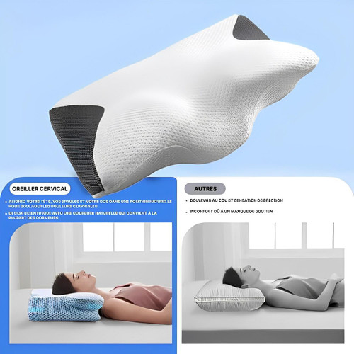 Oreiller Cervical Ergonomique À Mémoire De Forme