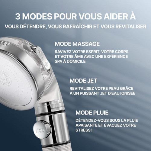 Pommeau De Douche Haute Pression Filtrant